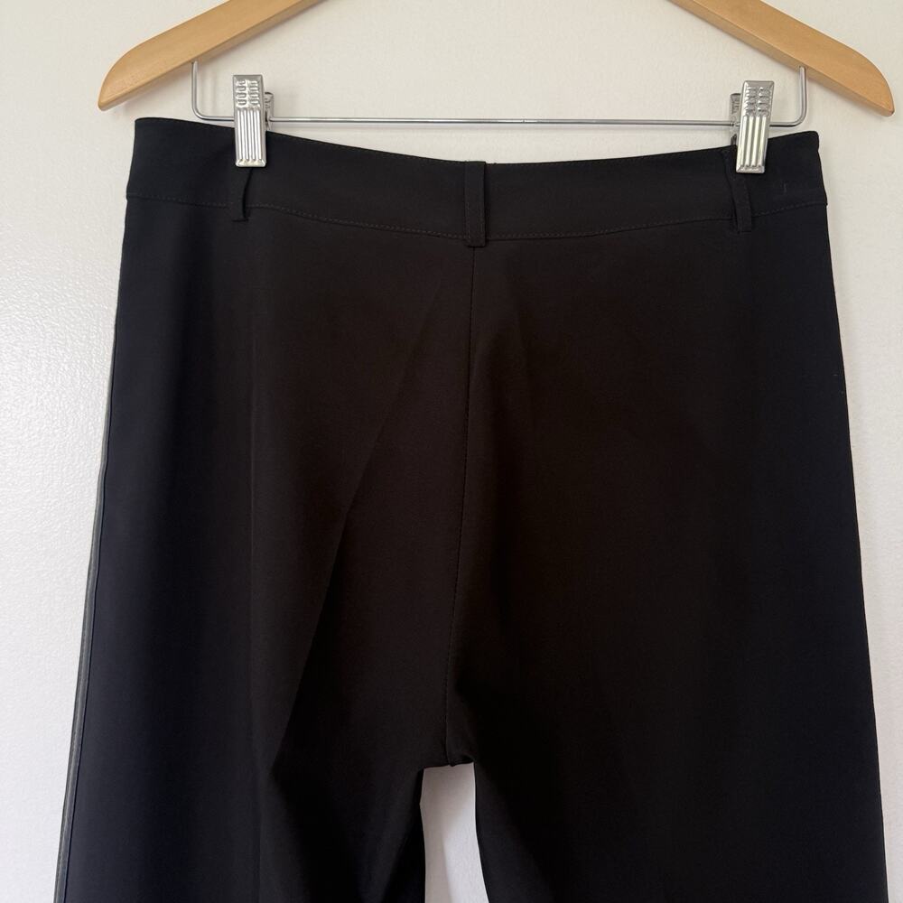 Y2k ABSOLU Confort Paris Black Butterfly Embellished Capri Pants US 8 FR 40 Chic - Picture 9 of 11